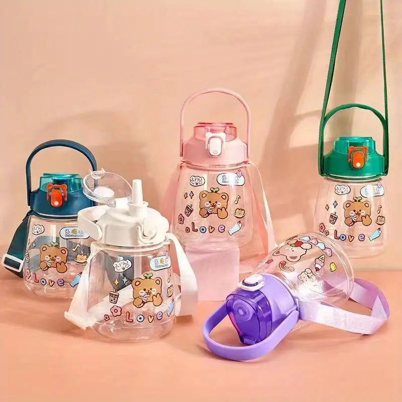 Botella de Agua "Barrigona" Kawaii 1300ml