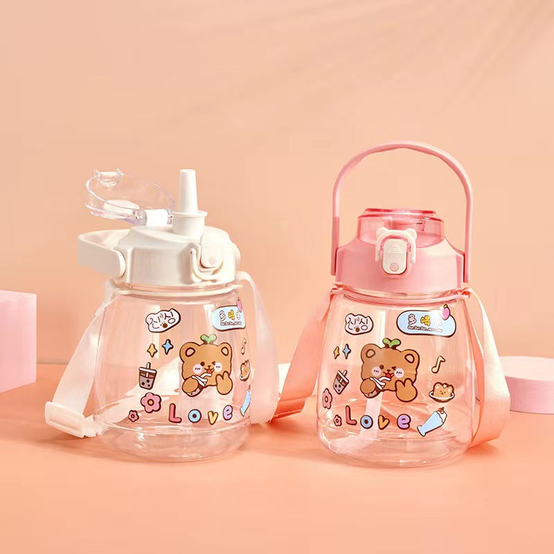 Botella de Agua "Barrigona" Kawaii 1300ml