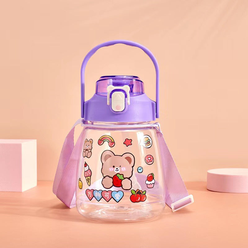 Botella de Agua "Barrigona" Kawaii 1300ml